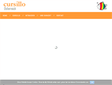 Tablet Screenshot of cursillo.at
