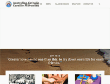 Tablet Screenshot of cursillo.asn.au